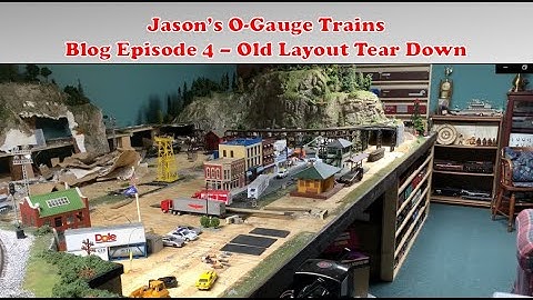 Blog Episode 4 - Old Layout Tear Down - Jason