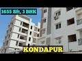 3 BHK Flat Sale in Hyderabad | Flat for sale in Kondapur Raghavendra Colony | #kondapur flat | flats