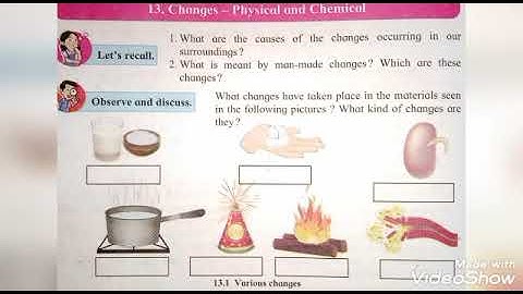 Standard 7 Lesson 13. Changes - Physical and chemical ( Part1)