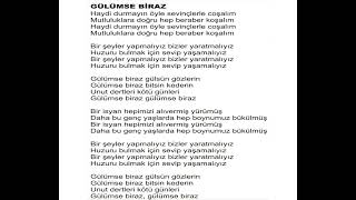 Gülümse Biraz Orjinal Karaoke Resimi