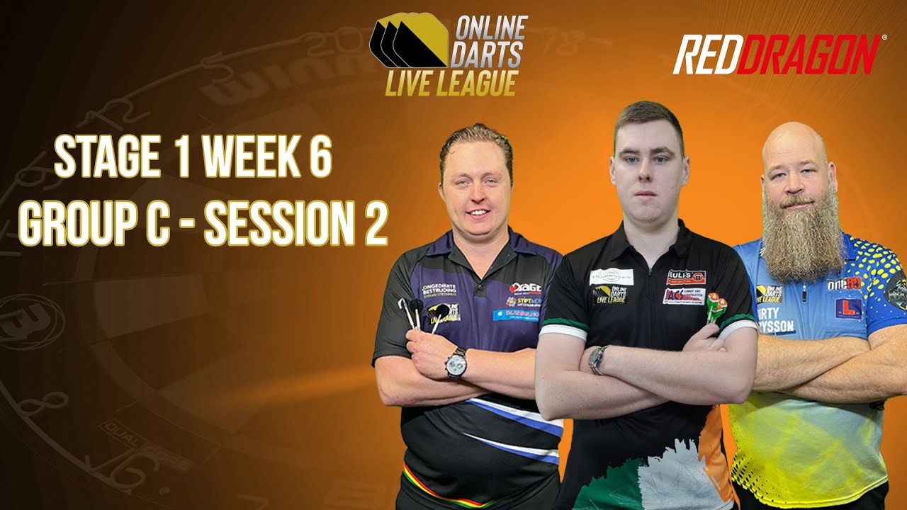 ONLINE DARTS LIVE LEAGUE Stage 1 Week 6 GROUP C - Session 2