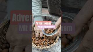 Adventskranz Mal anders #shorts #diy #deko #decor #xmas #christmas #ytshorts #fyp #decoration