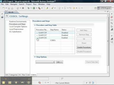 Rational Developer for z: Editing a Remote Property Group