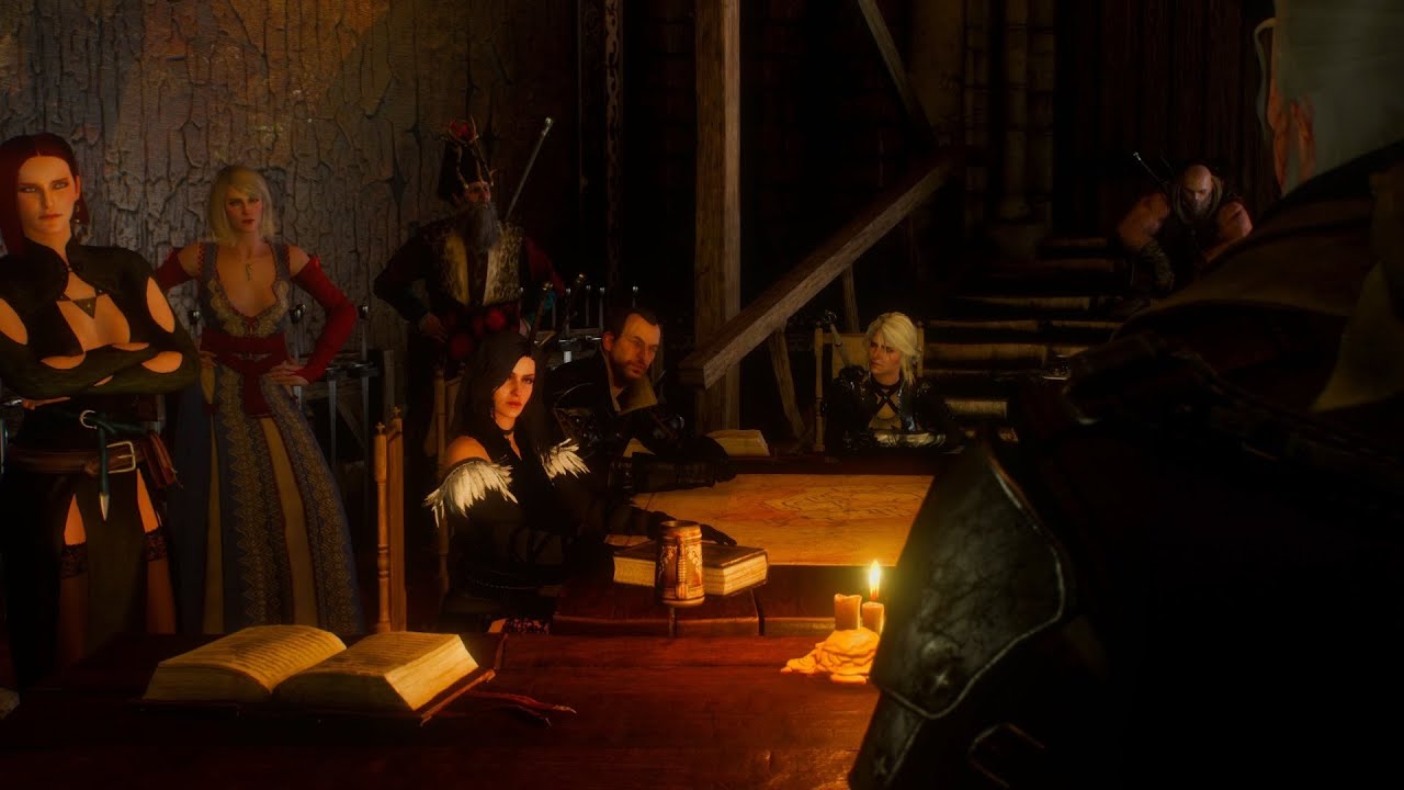 The Witcher 3 - The Battle of Kaer Morhen Complete Party - YouTube