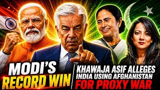 Khawaja Asif alleges #India using Afghanistan for proxy war #Pakistan #PMModi' Record Win 
