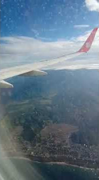 #storywa View kota padang dari atas pesawat sebelum landing part 3