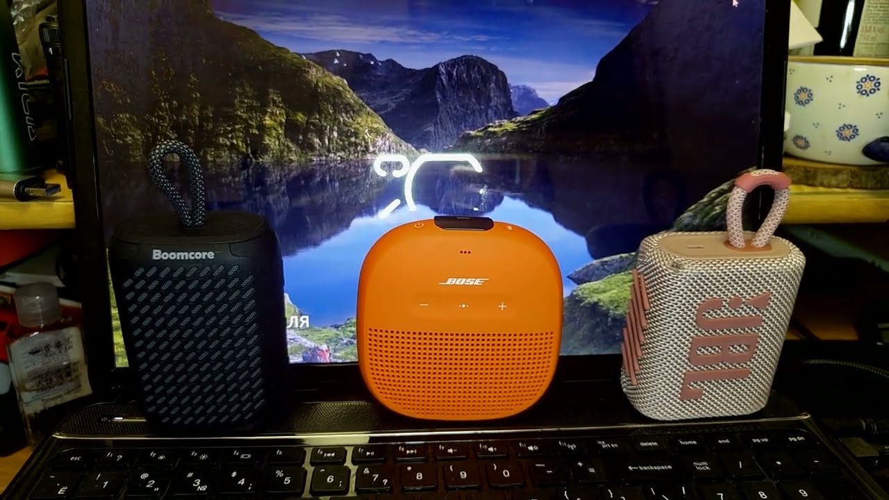 Сравнение JBL Go 3 Bose Soundlink Micro BOOMCORE P06