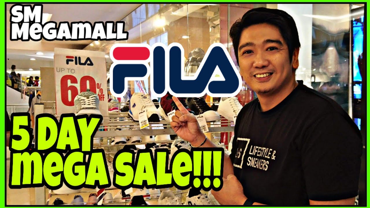 60% Sale!!!! FILA SM Megamall - YouTube