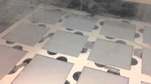 Laser making voxel faces