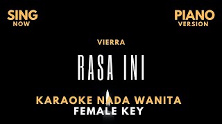 Vierra - Rasa Ini Karaoke Nada Wanita ( Karaoke Piano Version )