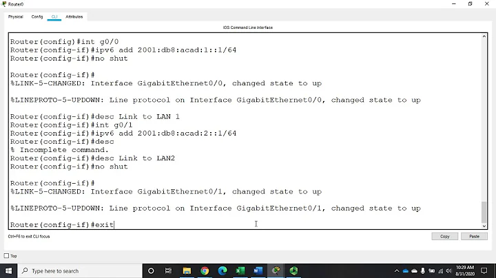 Enabling and configuring IPv6 on a Cisco router