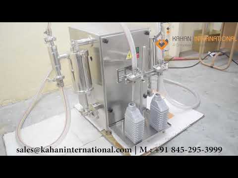 Semi automatic Engine Oil Filling Machine KI-SLF