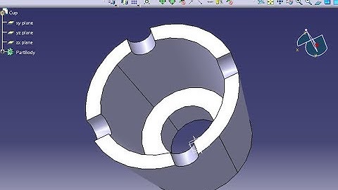 Screw Jack CATIA V5 Tutorial - Cap (Part 4)