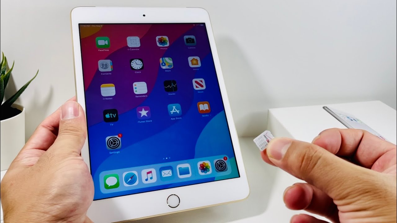 How to Insert Install SIM Card iPad (2021) -