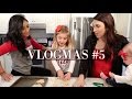 VLOGMAS #5: MAKING SUGAR COOKIES W/MY BFF + BABIES | Stephanie Ledda