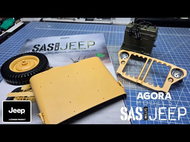 Agora Models Build the 1:8 Scale SAS Willys Jeep - Pack 1 - YouTube