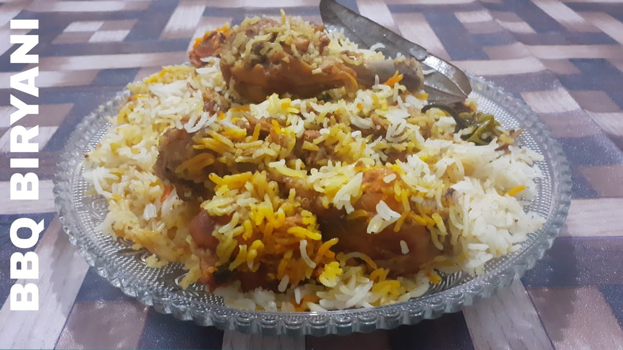BBQ CHICKEN BIRYANI RECIPE BBQ BIRYANI CHICKEN BIRYANI KITCHEN