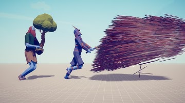 SAMURAI & TREE GIANT vs EVERY GOD - Totally Accurate Battle Simulator