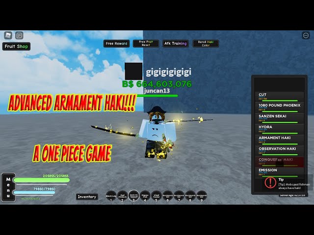 HOW TO GET ARMAMENT HAKI IN A 0NE PIECE GAME, ROBLOX