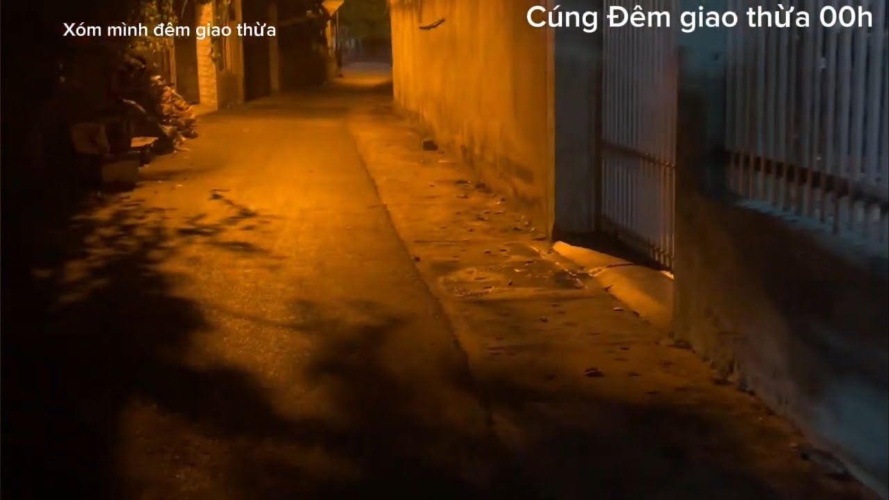 Đon giao thừa ở quê tôi qua là vui 