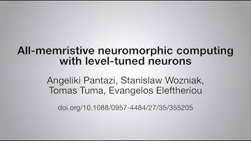 All-memristive neuromorphic computing with level-tuned neurons
