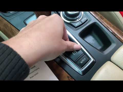 Como reemplazar / desmontar botón de freno de estacionamiento BMW X5 X6 E70 - E71.  2006-2013