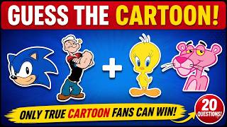 Can You Guess All 20 Cartoons? 🤯🔥 Ultimate Cartoon Quiz | Test Your Cartoon Knowledge!