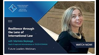 Future Leaders Webinar 11 with Marinela Besleaga