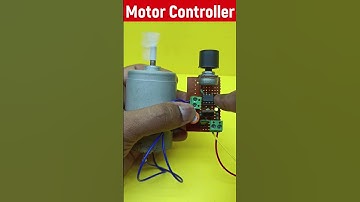 DC Motor Control Circuit using IRF z44 transistor / PWM controller