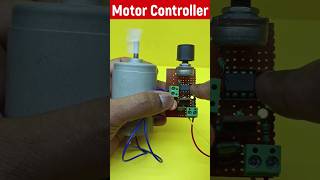DC Motor Control Circuit using IRF z44 transistor / PWM controller