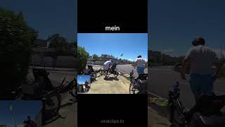 Reezman mault sich mit dem Liegerad auf der Straße 🤣🚴♂️💥