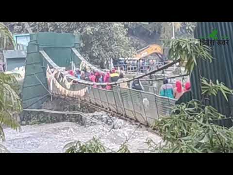 दार्चुलाको खलङ्गा बगाउने गरि भारतीय पक्षले महाकालीको धार फर्काउदै