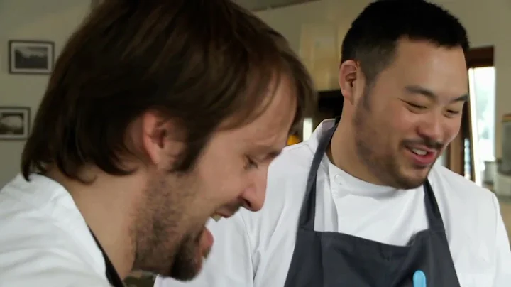 David Chang and Rene Redzepi (Noma, Copenhagen) ma...