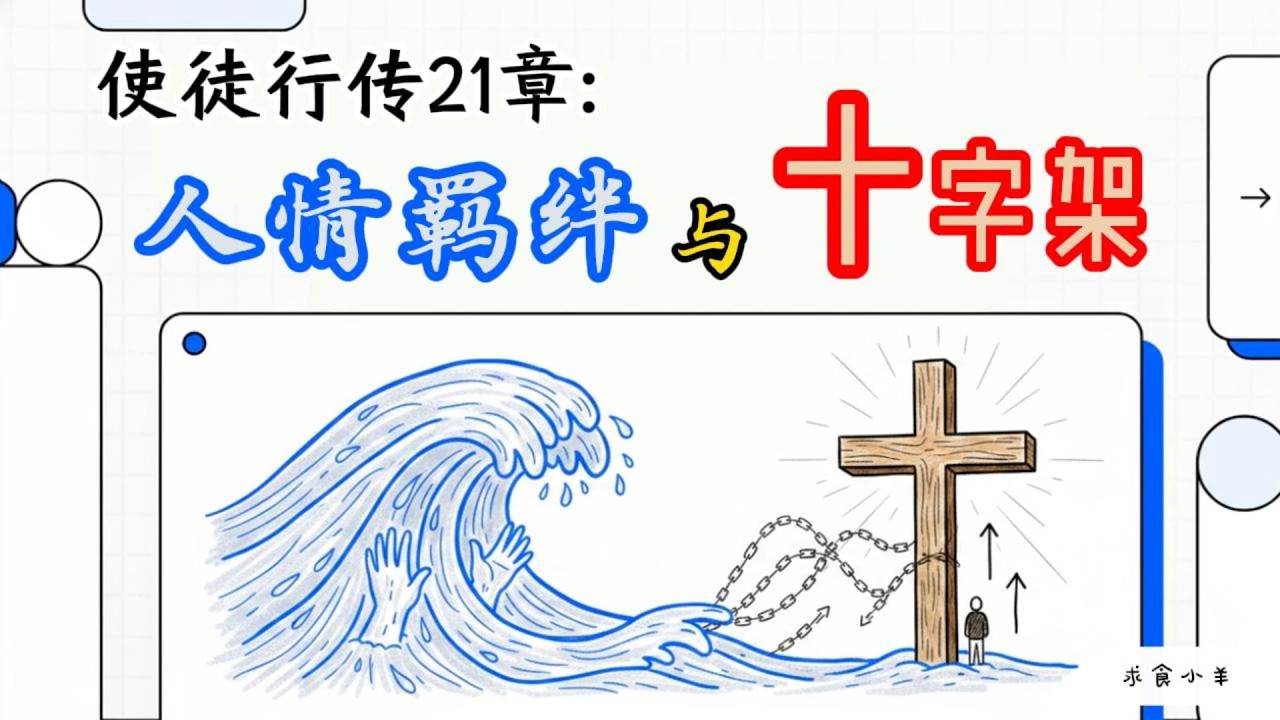 图文解经——使徒行传21章】人情羁绊与十字架| 听人的劝，还是听神的旨意