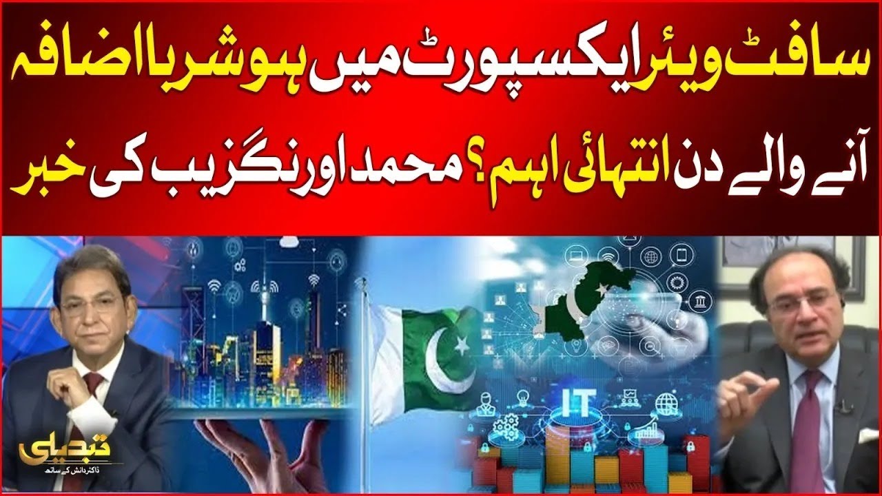 Improvement In IT Sector | FM Muhammad Aurangzeb Exclusive Talk ...