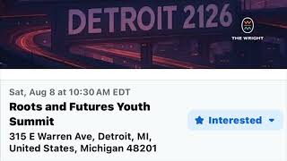 DETROIT TEENS SHAPING TOMORROW - AUGUST 8TH 10 30 5PM Sat August 8th 10 30AM TO PRE-REGISTRATION