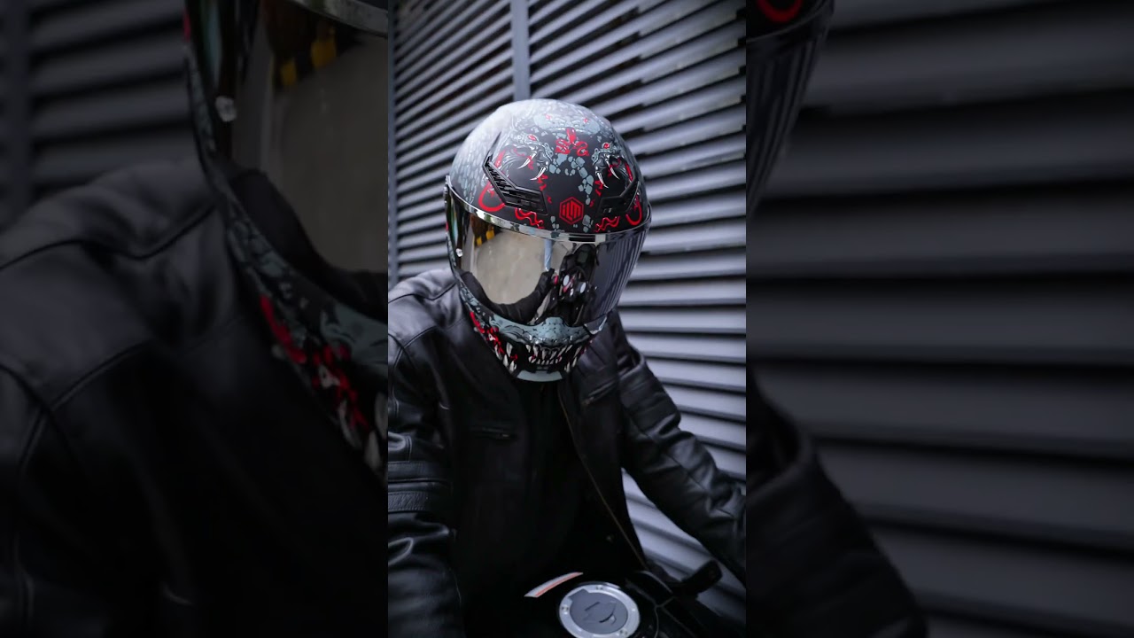 ILM MF509 MYTHOLOGY-red helmet: Blaze trails with legend’s fire. | ILM