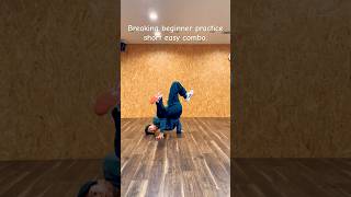 Breaking beginner practice short easy combo.#breaking #over40 #beginner #easy