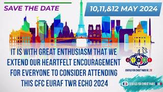CFC EURAF THEME WEEKEND RETREAT (TWR) ECHO 2024 - event teaser