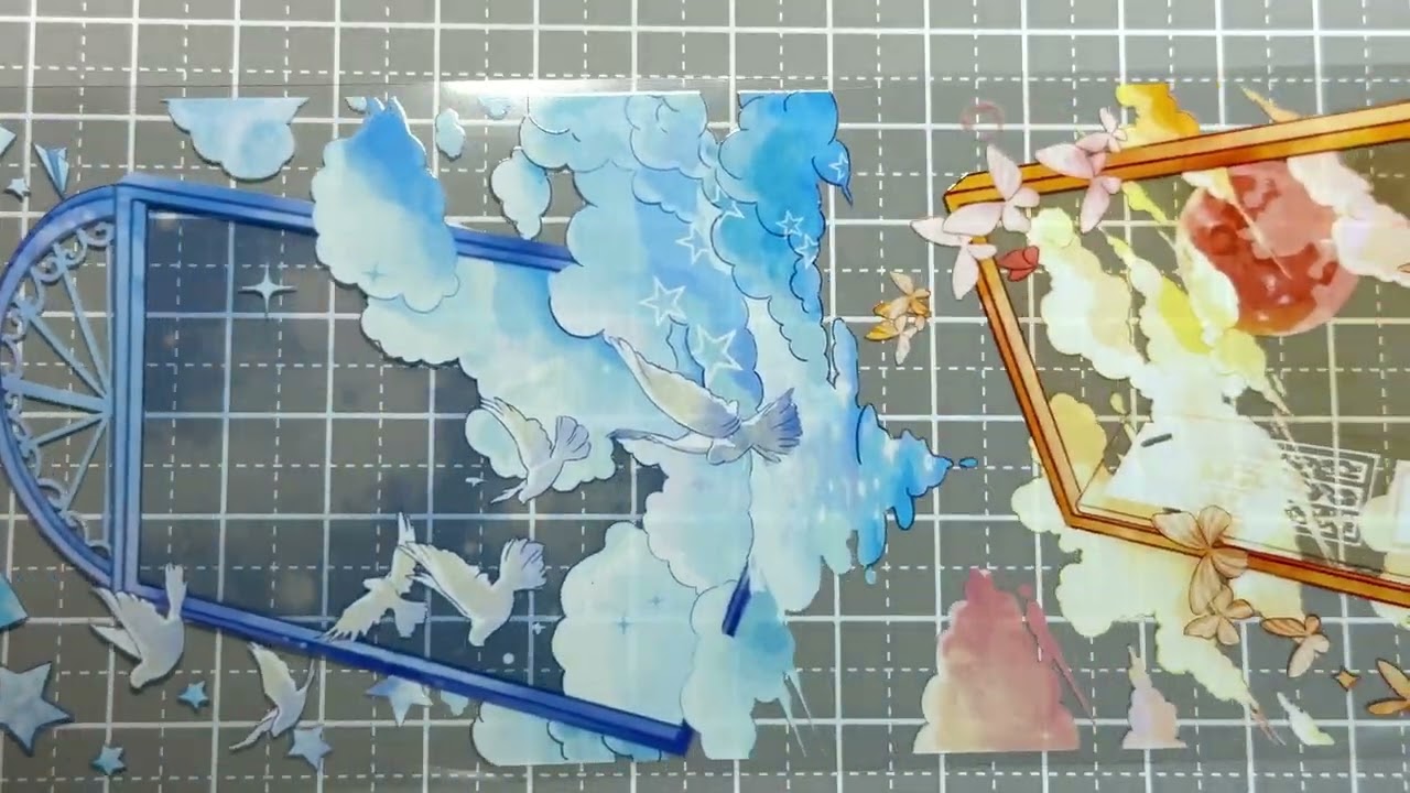 風見幸山】門之鏡-PET - 沼のオアシス 海外マステのカット販売店