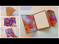 How To Make A Journal From Paper Bags &amp; Handmade Colored Paper | Best Out Of Waste Crafts