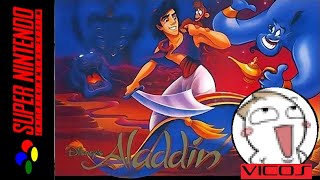 Aladdin Super Nintendo SNES Full Walkthrough #Live Replay