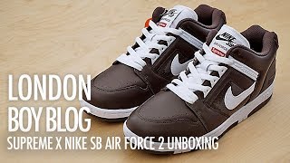 supreme air force 2 brown