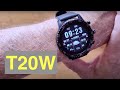 TINWOO T20W 5ATM Waterproof Always On Screen Qi Charging Fitness Sports Smartwatch: Unbox & 1st Look