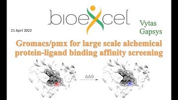 BioExcel Webinar #63 - GROMACS/pmx large-scale alchemical protein-ligand binding affinity screening