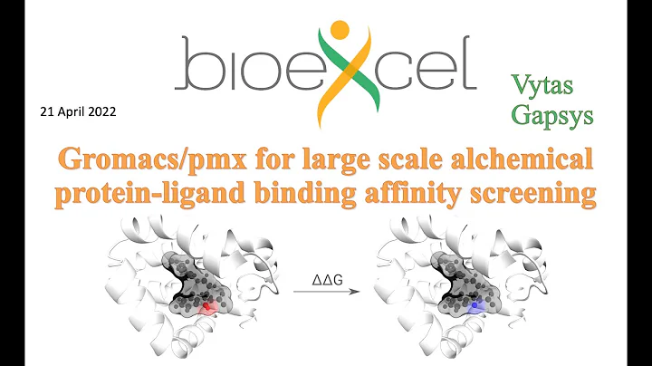 BioExcel Webinar #63 - GROMACS/pmx large-scale alchemical protein-ligand binding affinity screening