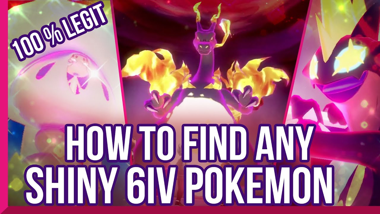 Pokemon Sword and Shield 6IV Shiny Moltres Hidden Ability