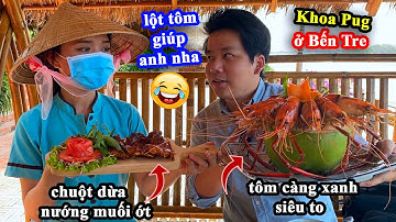 Cá Tai Tượng Chiên Xù, Tôm Càng Xanh Hấp Dừa, Chuột Dừa Nướng Muối Ớt, Lươn Lụi Xả - Đặc Sản Bến Tre