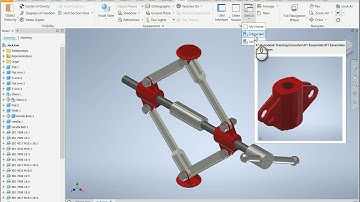 Inventor user interface manipulation