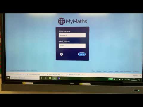 How to login to My Maths